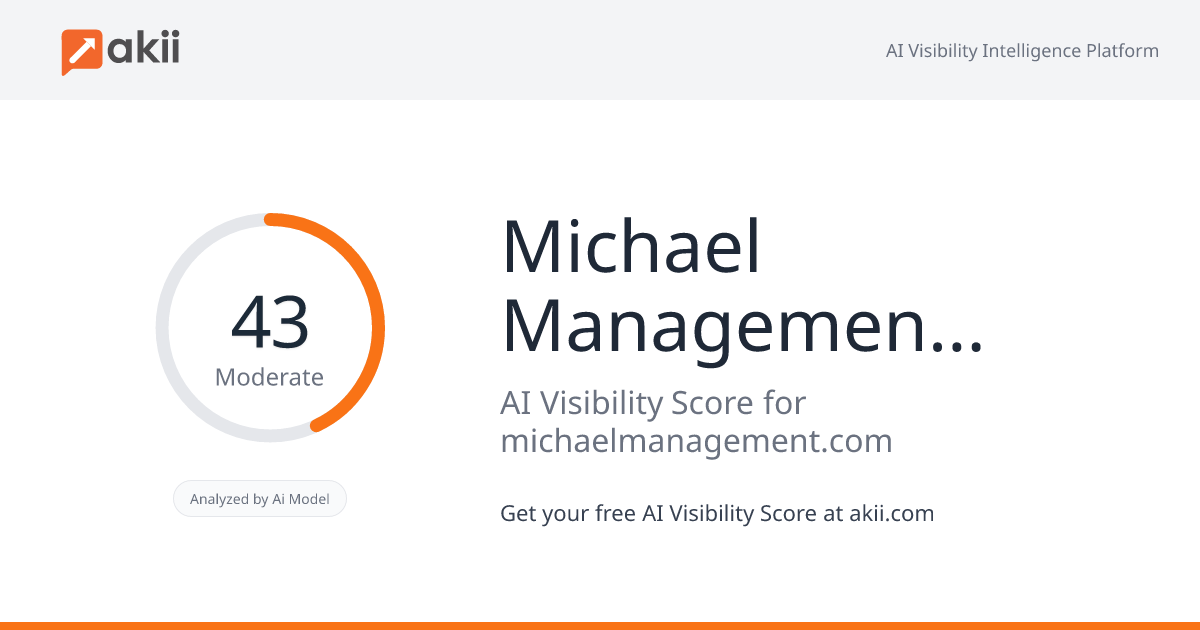 Michael Management Corporation AI Visibility Score