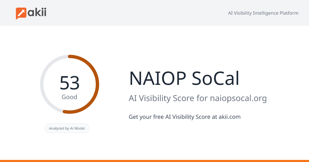 NAIOP SoCal AI Visibility Score