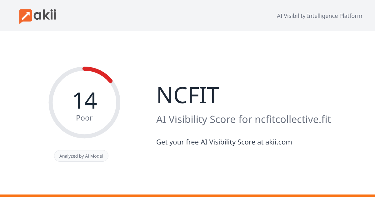 NCFIT AI Visibility Score