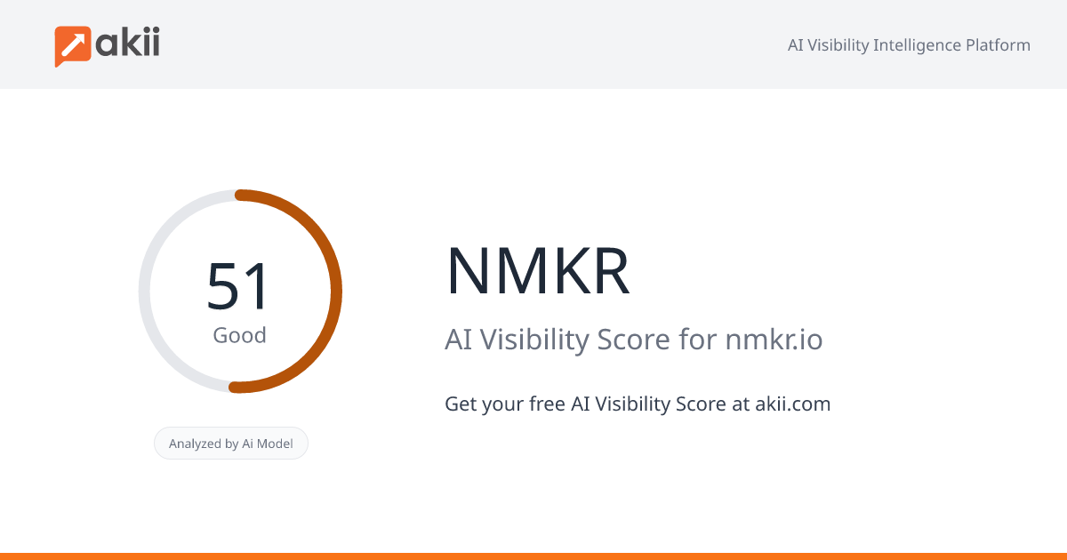 NMKR AI Visibility Score