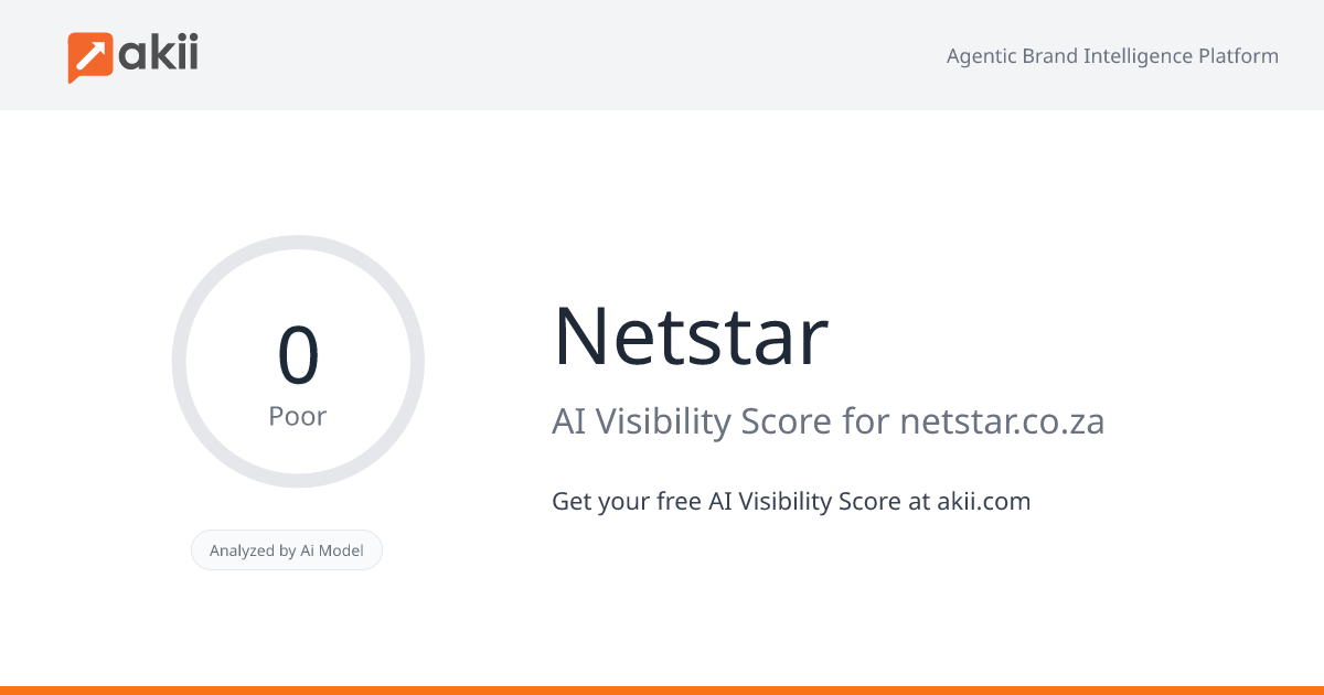 Netstar AI Visibility Score