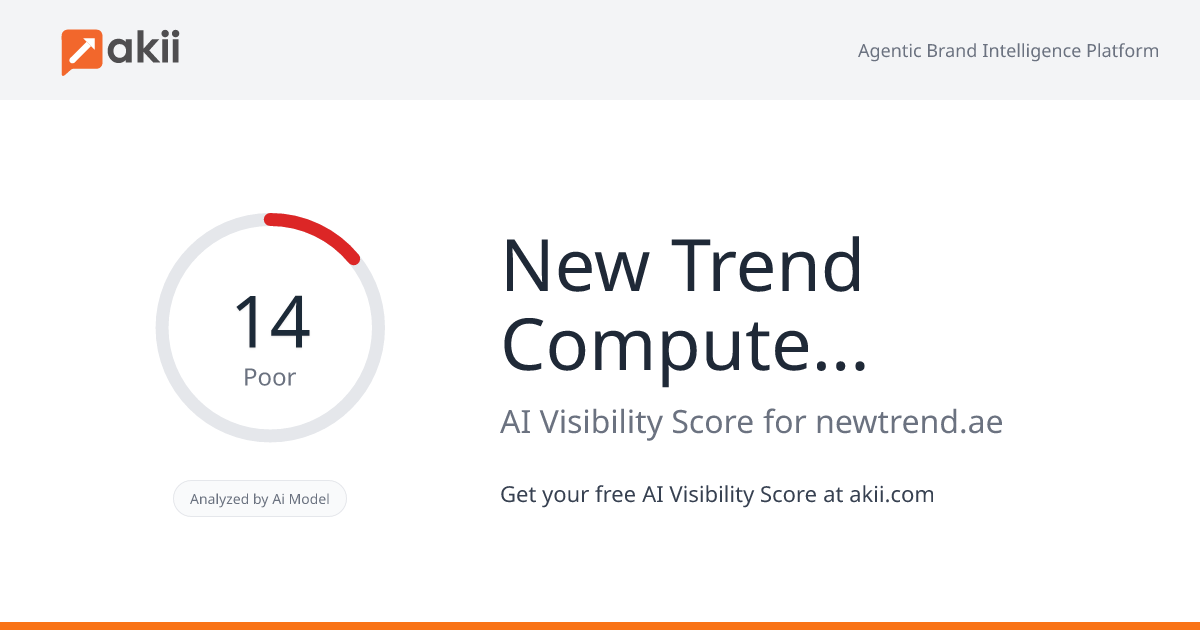 New Trend Computer Networks L.L.C AI Visibility Score