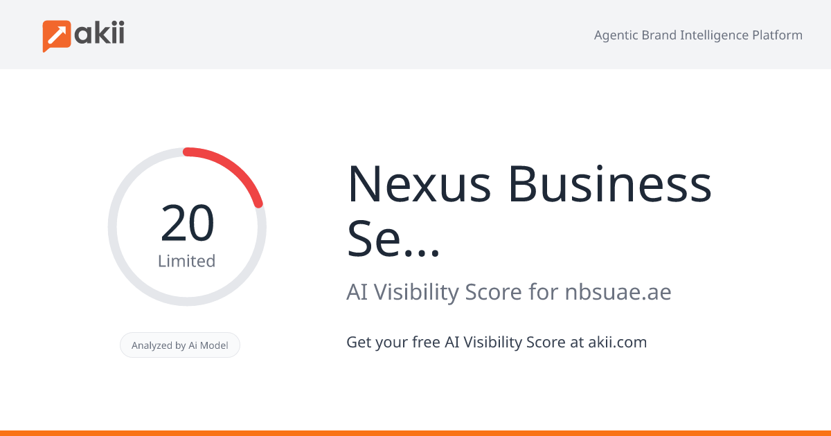 Nexus Business Services AI Visibility Score