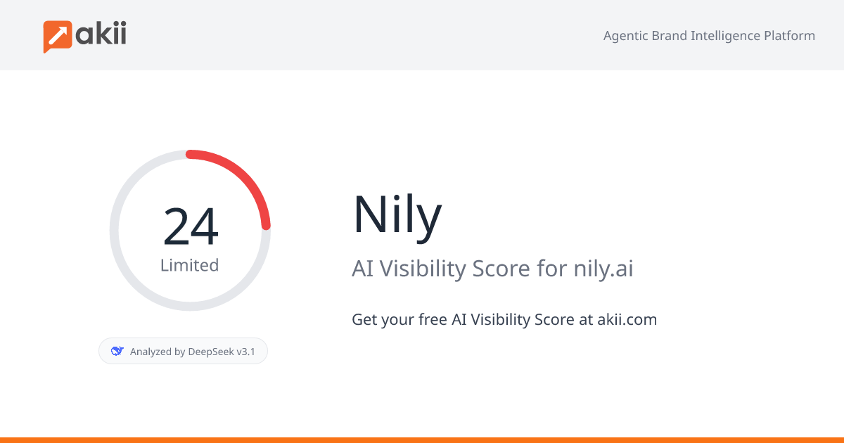 Nily AI Visibility Score