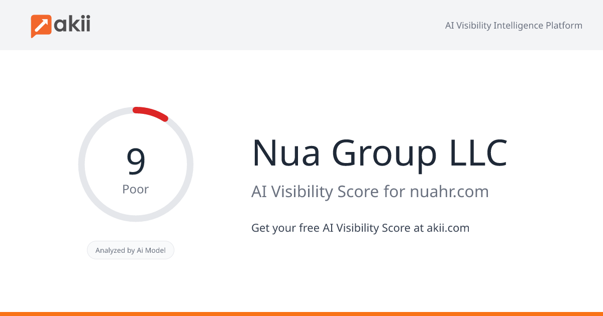 Nua Group LLC AI Visibility Score