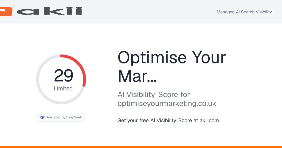 Optimise Your Marketing AI Visibility Score preview