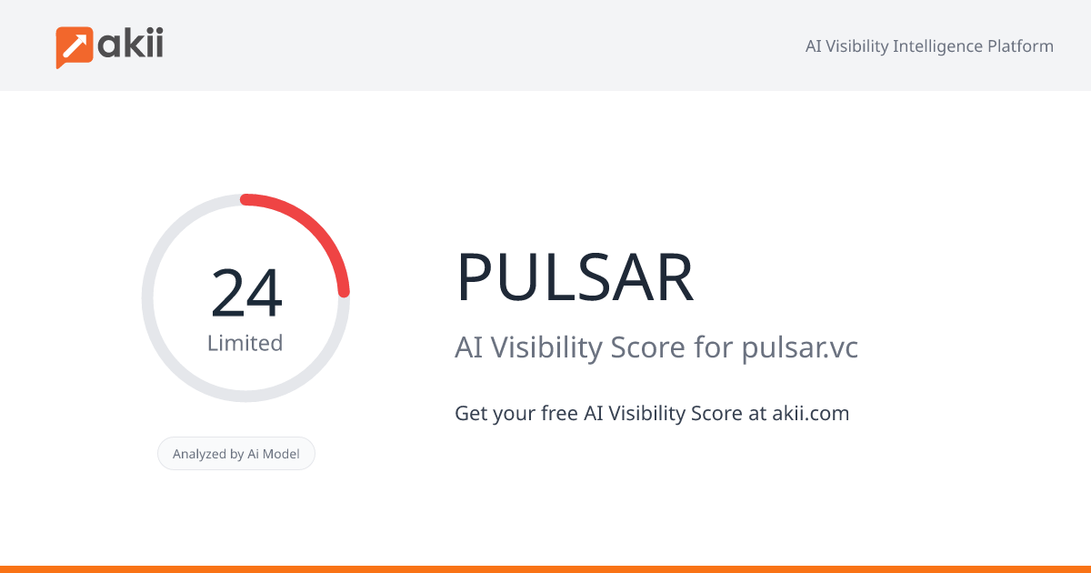 PULSAR AI Visibility Score
