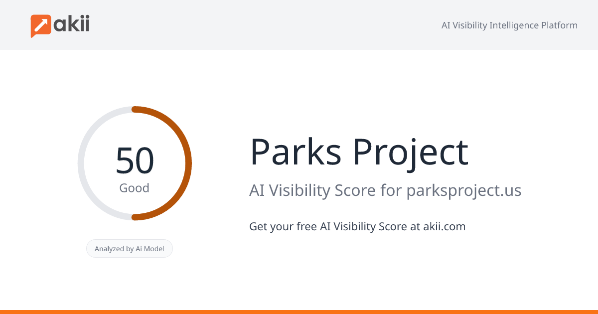Parks Project AI Visibility Score