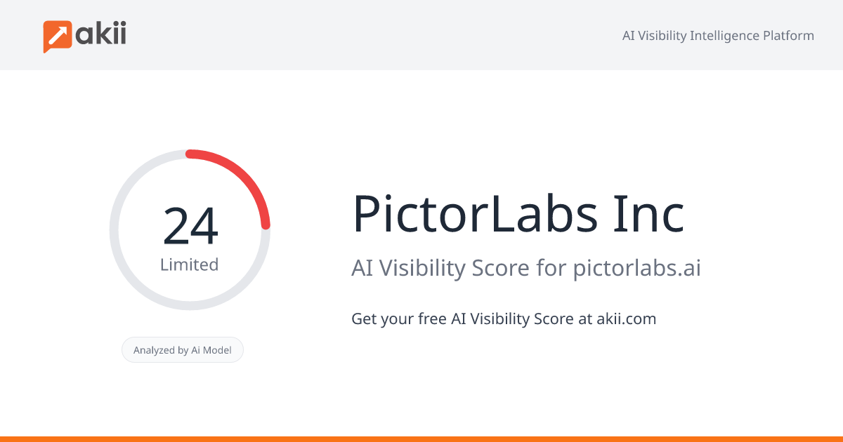 PictorLabs Inc AI Visibility Score