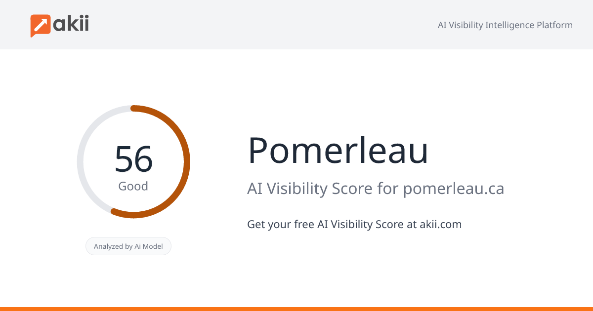 Pomerleau AI Visibility Score