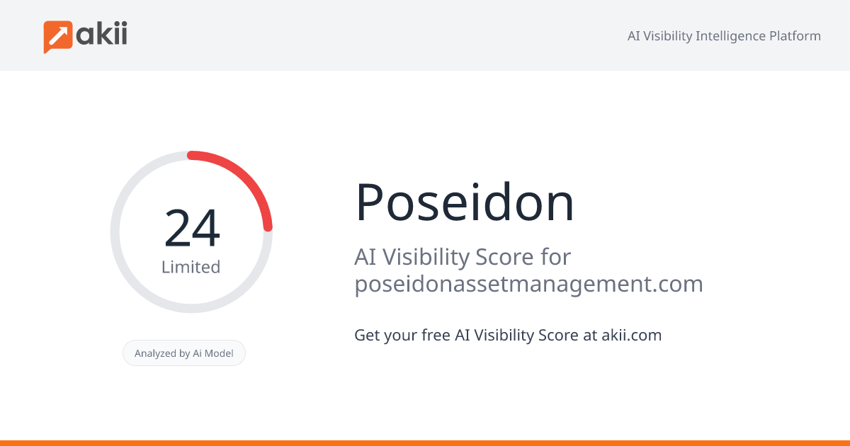 Poseidon AI Visibility Score