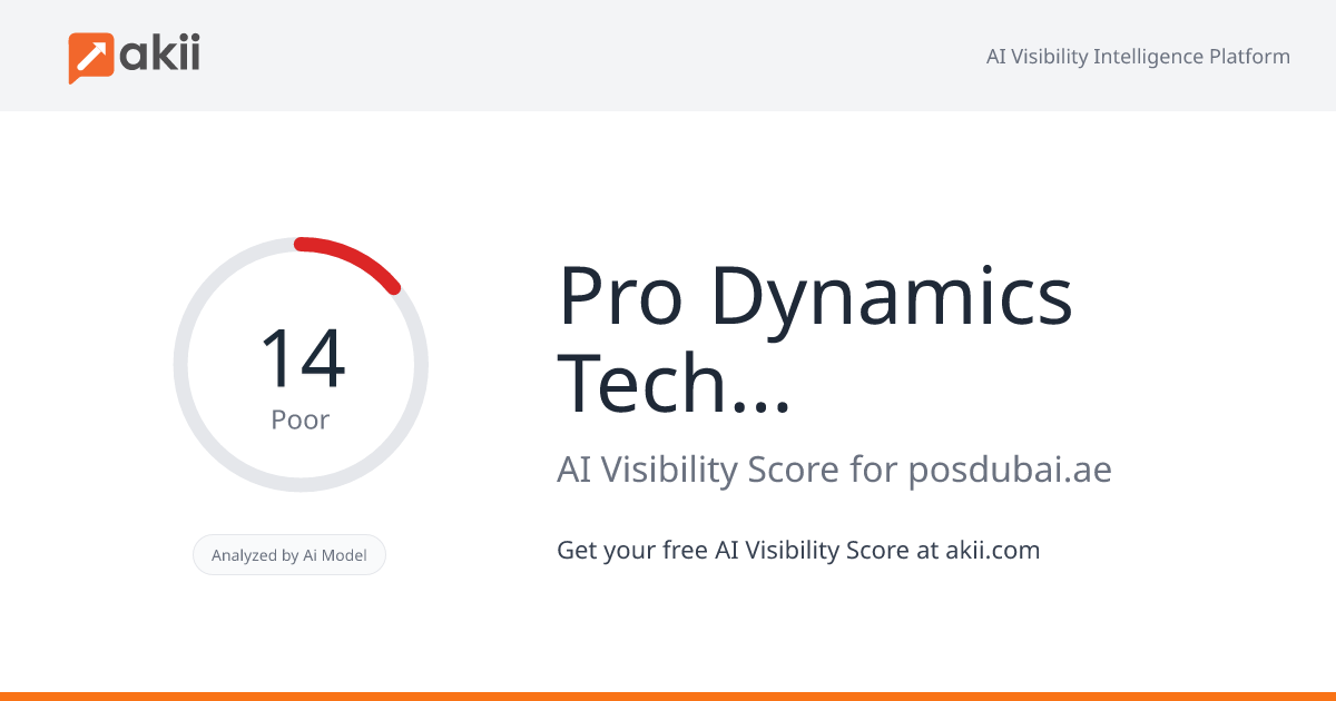 Pro Dynamics Technology L.L.C AI Visibility Score