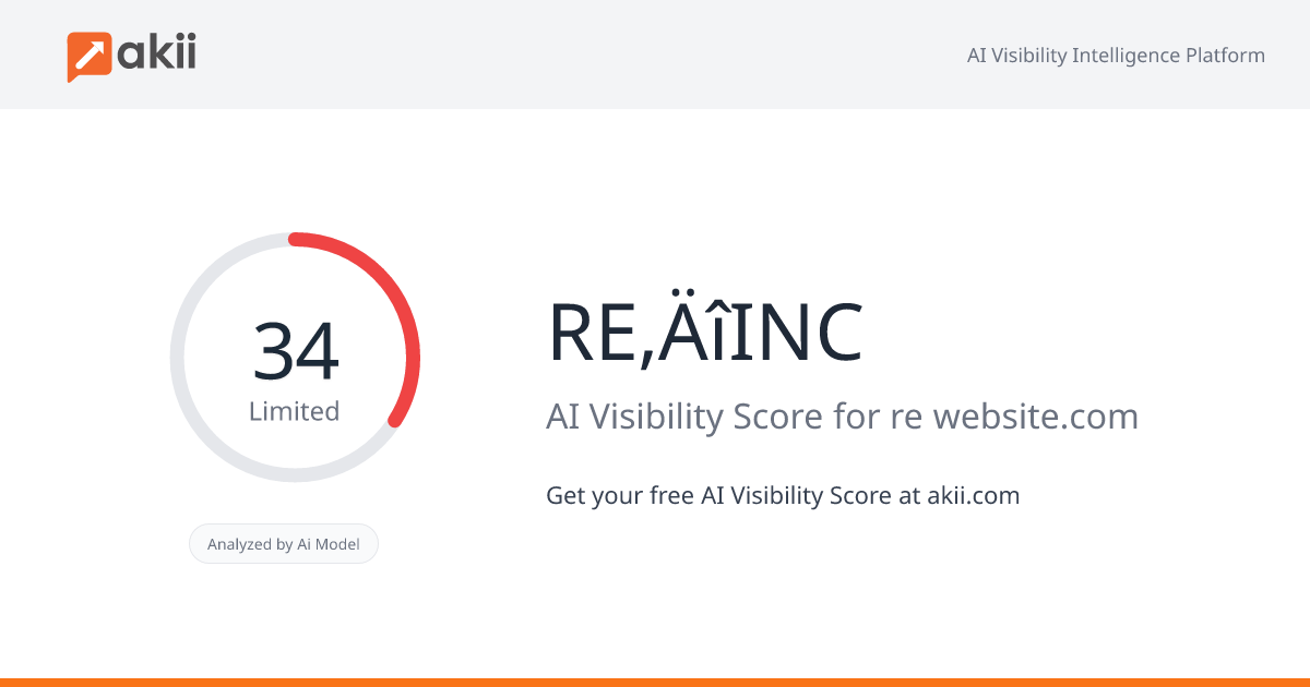 RE‚ÄîINC AI Visibility Score