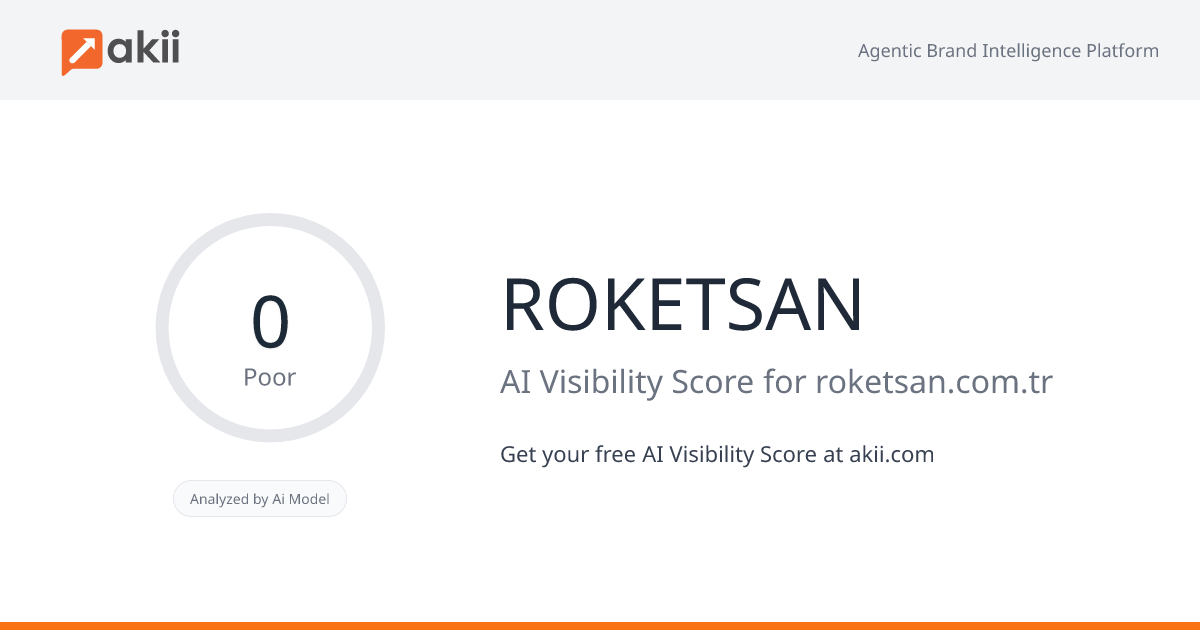 ROKETSAN AI Visibility Score