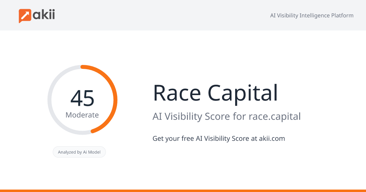 Race Capital AI Visibility Score