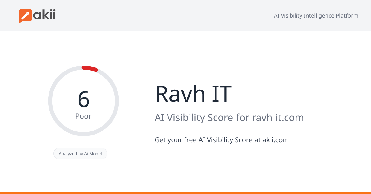 Ravh-IT AI Visibility Score