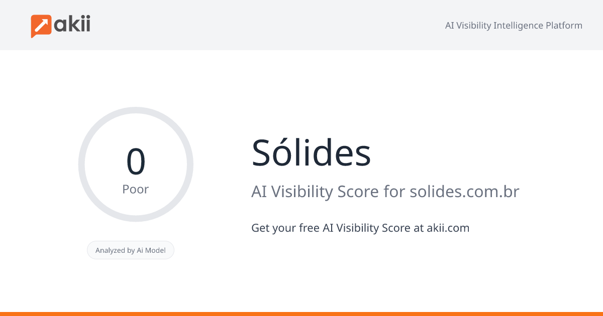 Sólides AI Visibility Score