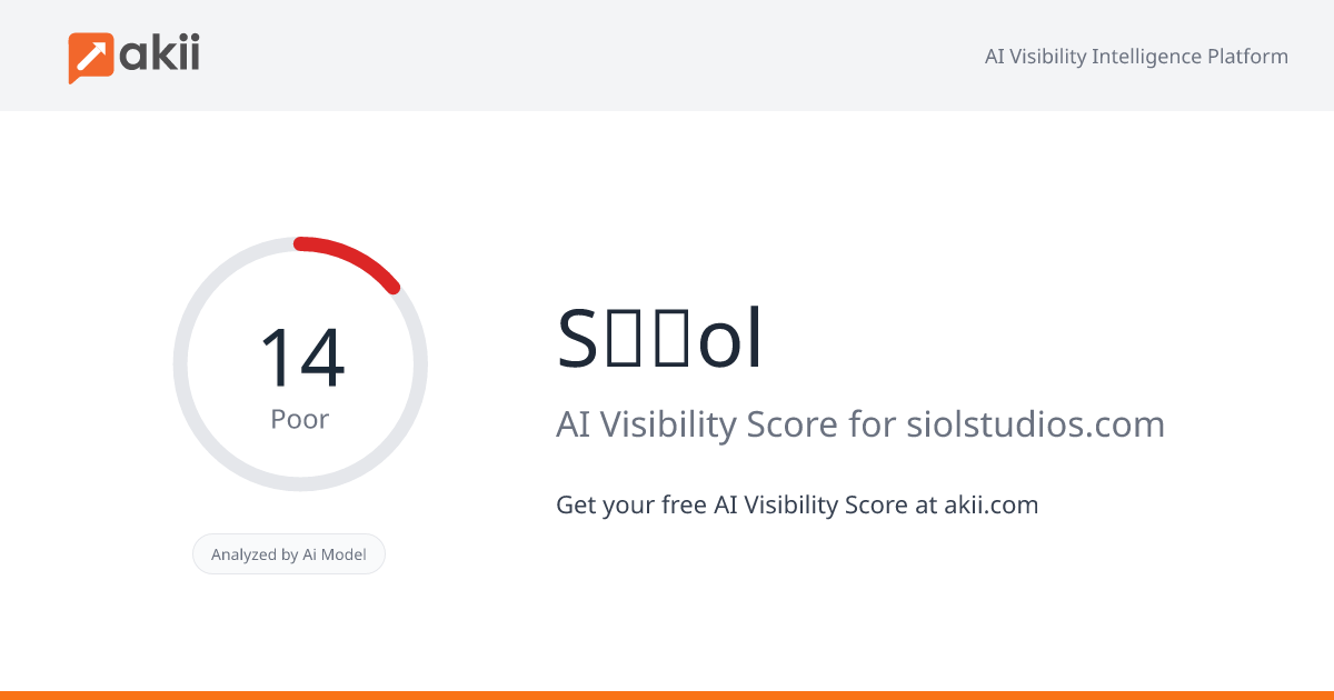 S√≠ol AI Visibility Score
