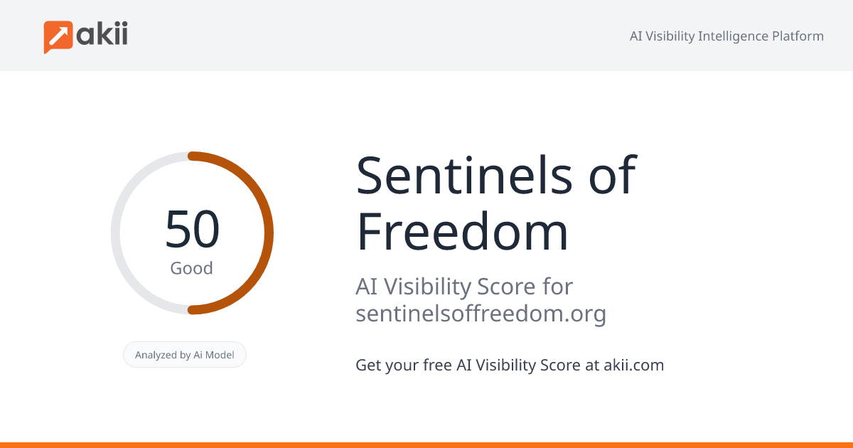 Sentinels of Freedom AI Visibility Score