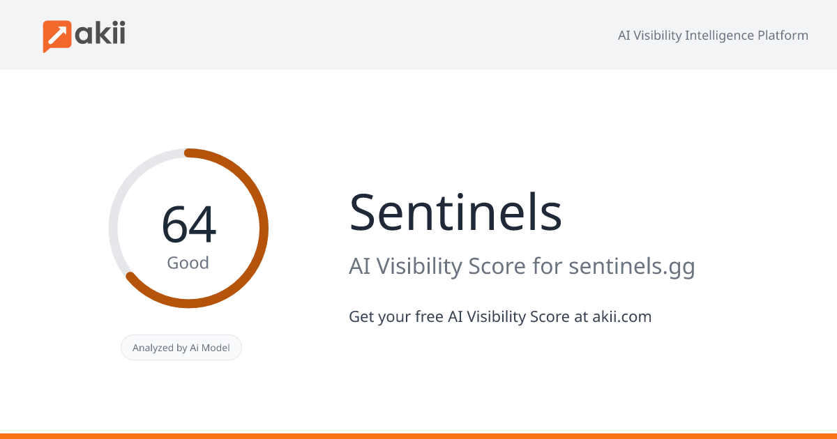 Sentinels AI Visibility Score