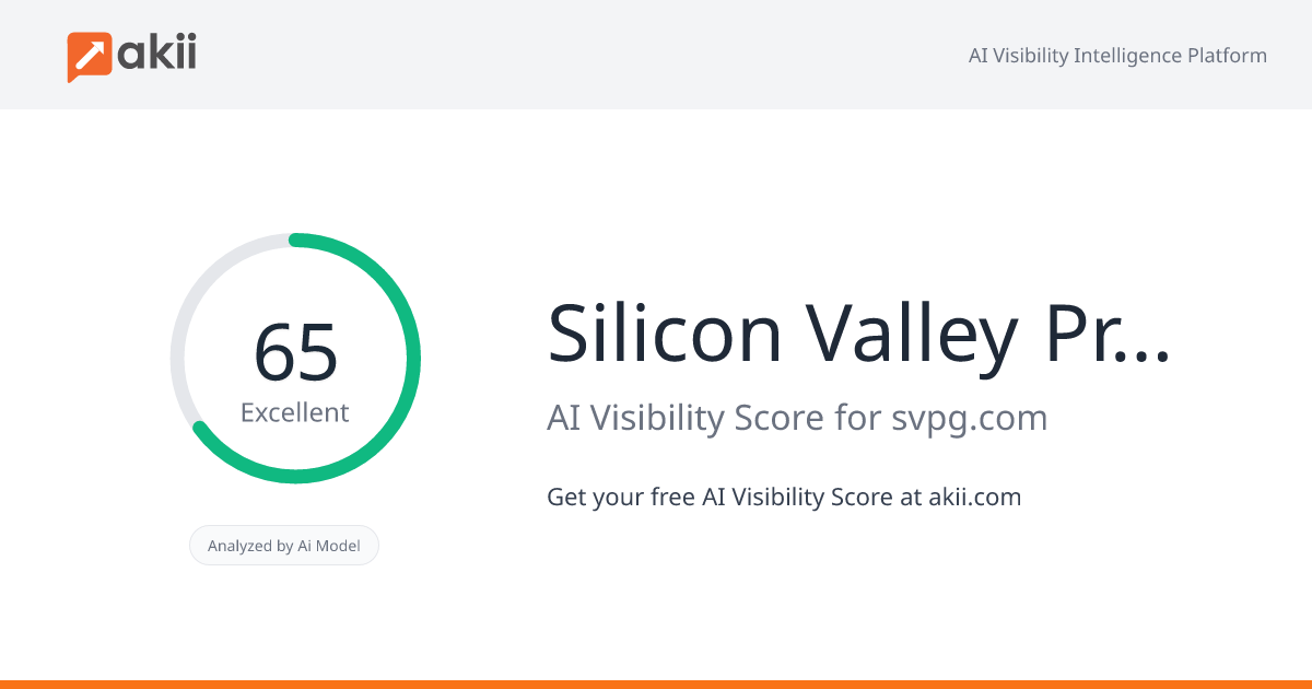 Silicon Valley Product Group AI Visibility Score