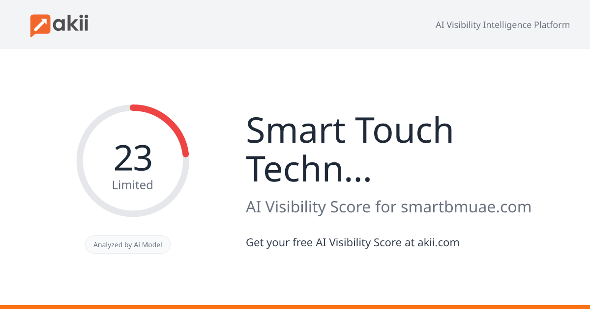 Smart Touch Technical Services LLC AI Visibility Score