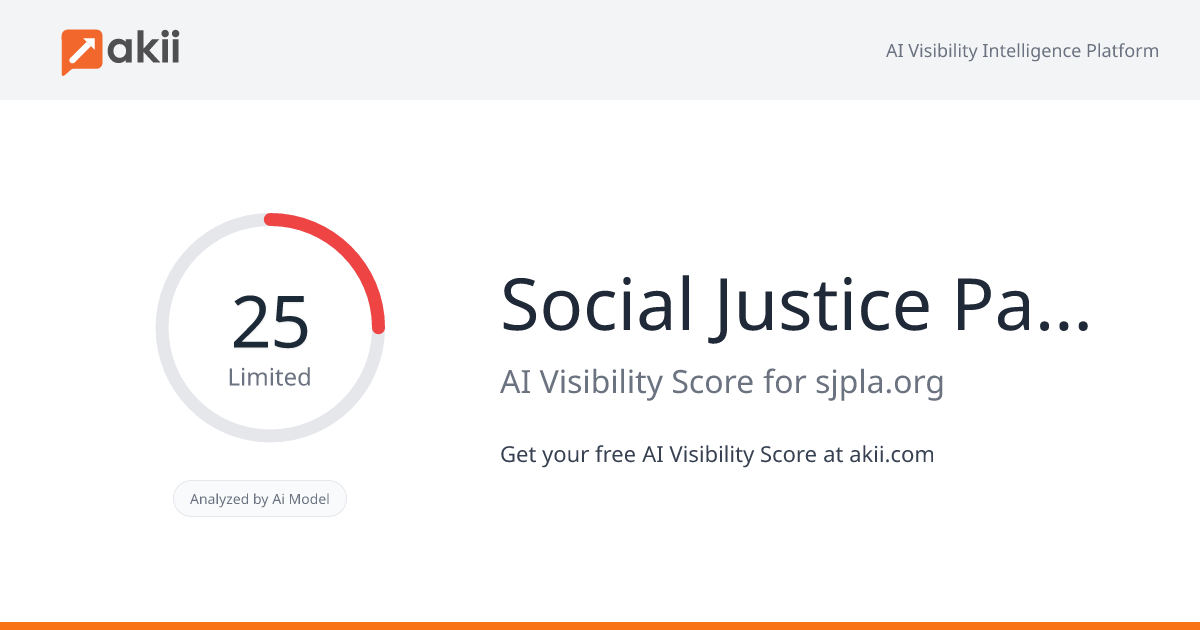 Social Justice Partners Los Angeles AI Visibility Score