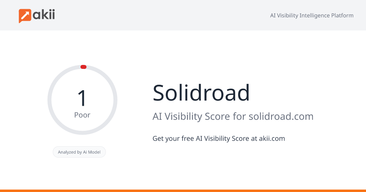 Solidroad AI Visibility Score