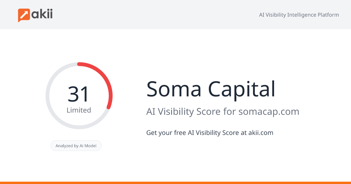 Soma Capital AI Visibility Score