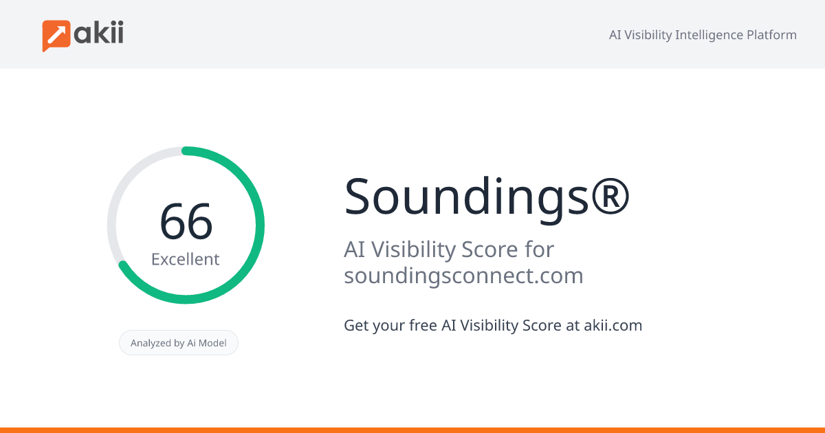 Soundings® AI Visibility Score