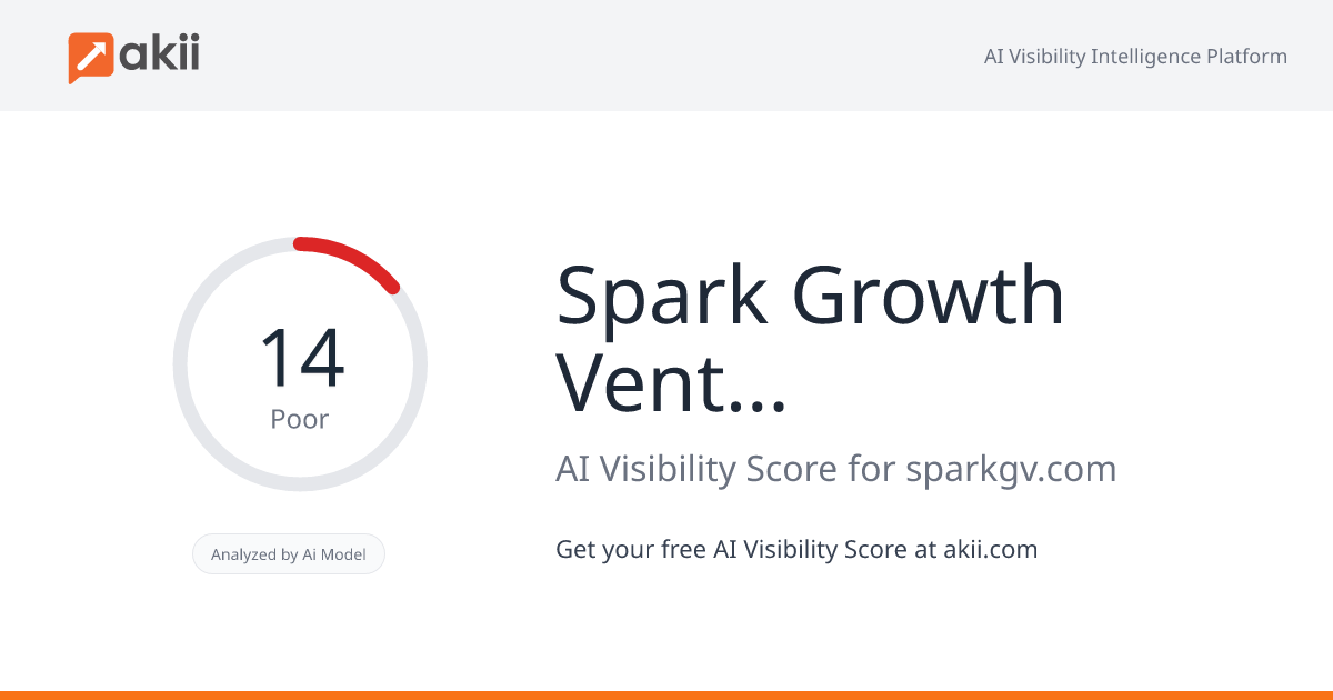 Spark Growth Ventures AI Visibility Score
