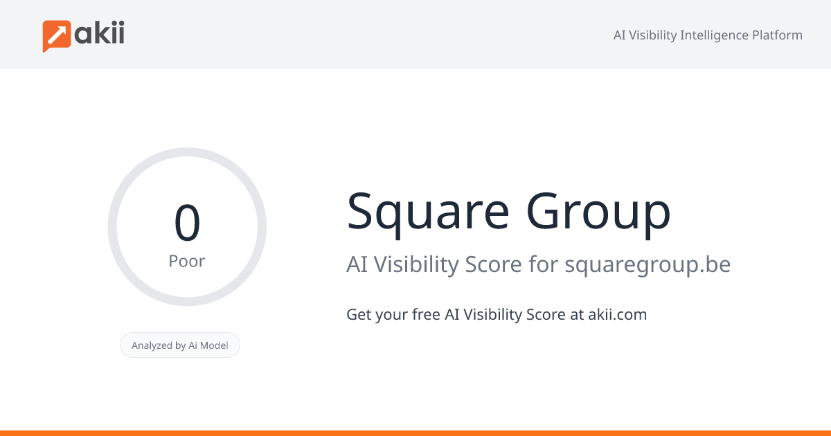 Square Group AI Visibility Score