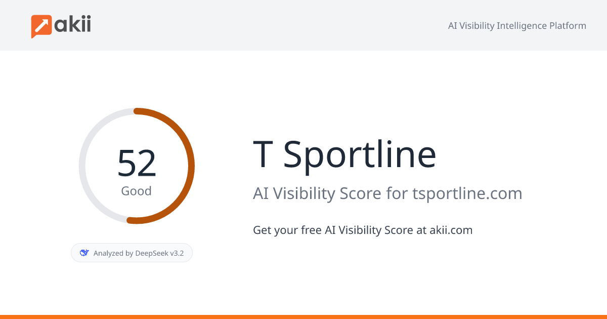 T Sportline AI Visibility Score