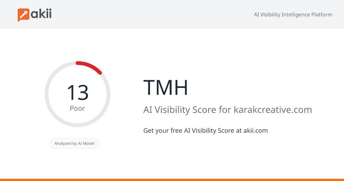 TMH AI Visibility Score