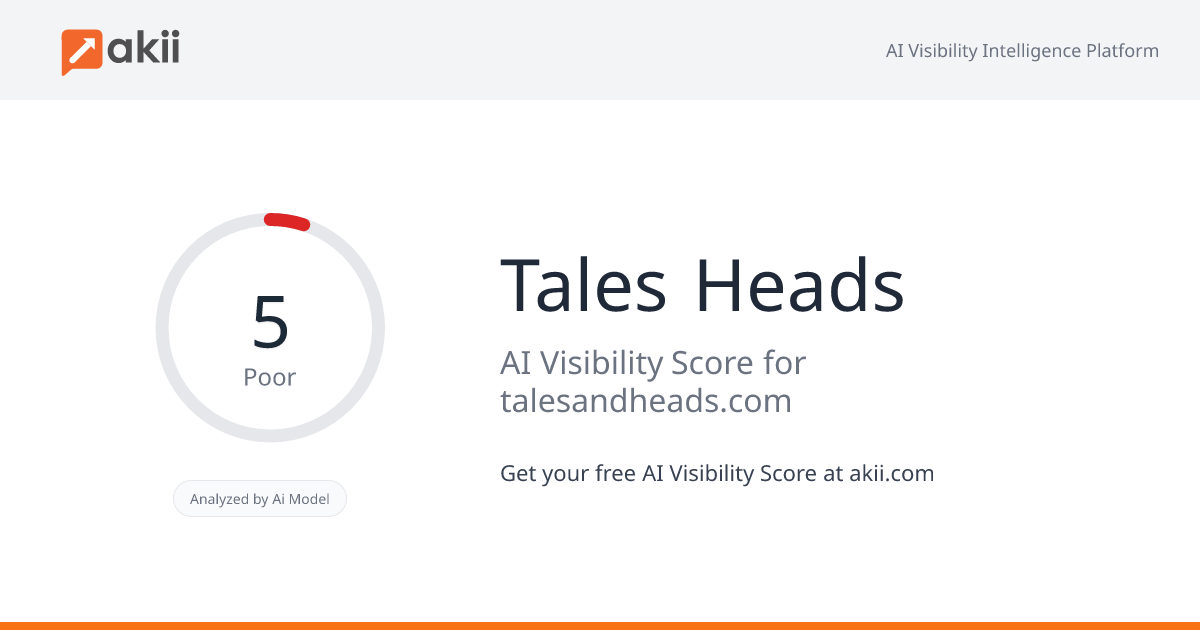 Tales & Heads AI Visibility Score