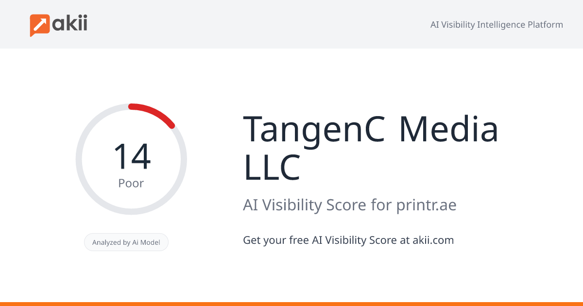 TangenC Media LLC AI Visibility Score