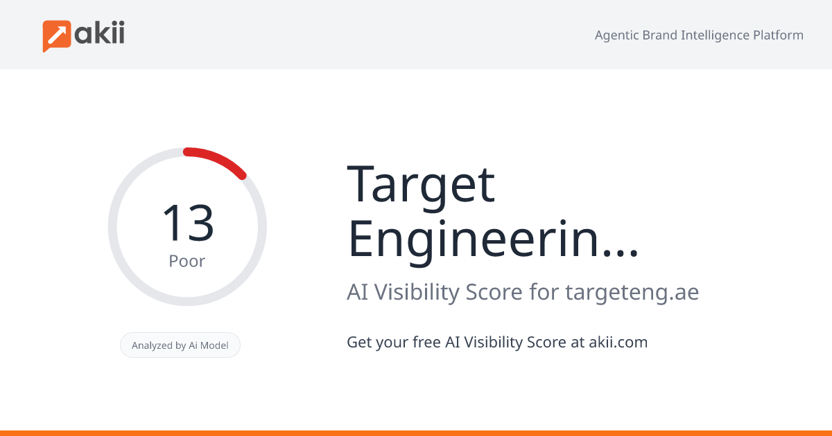 Target Engineering Consultants AI Visibility Score