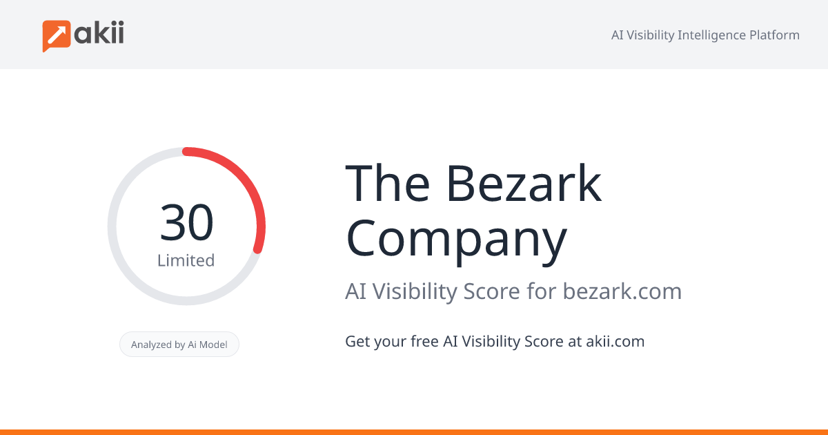 The Bezark Company AI Visibility Score