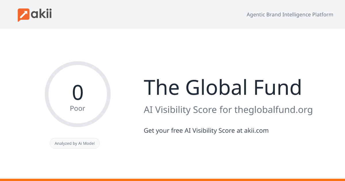 The Global Fund AI Visibility Score