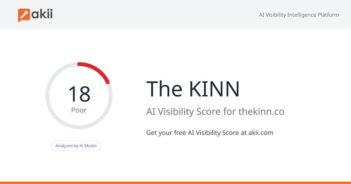 The KINN AI Visibility Score