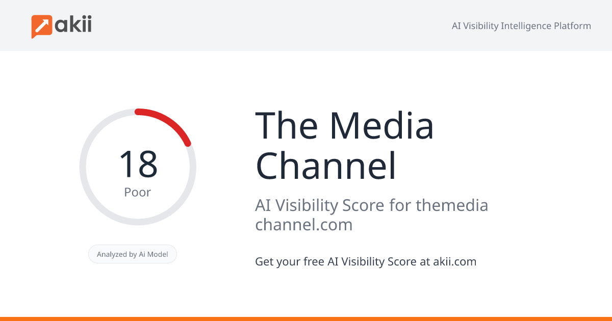 The Media Channel AI Visibility Score