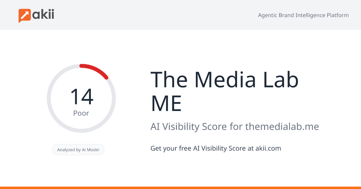 The Media Lab ME AI Visibility Score