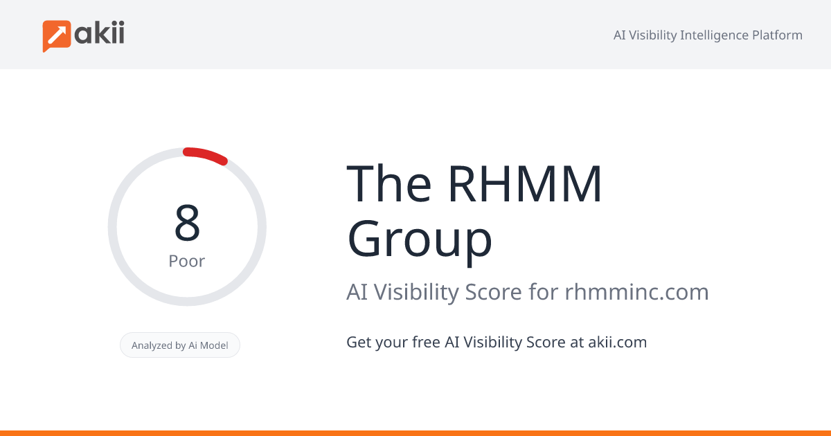 The RHMM Group AI Visibility Score
