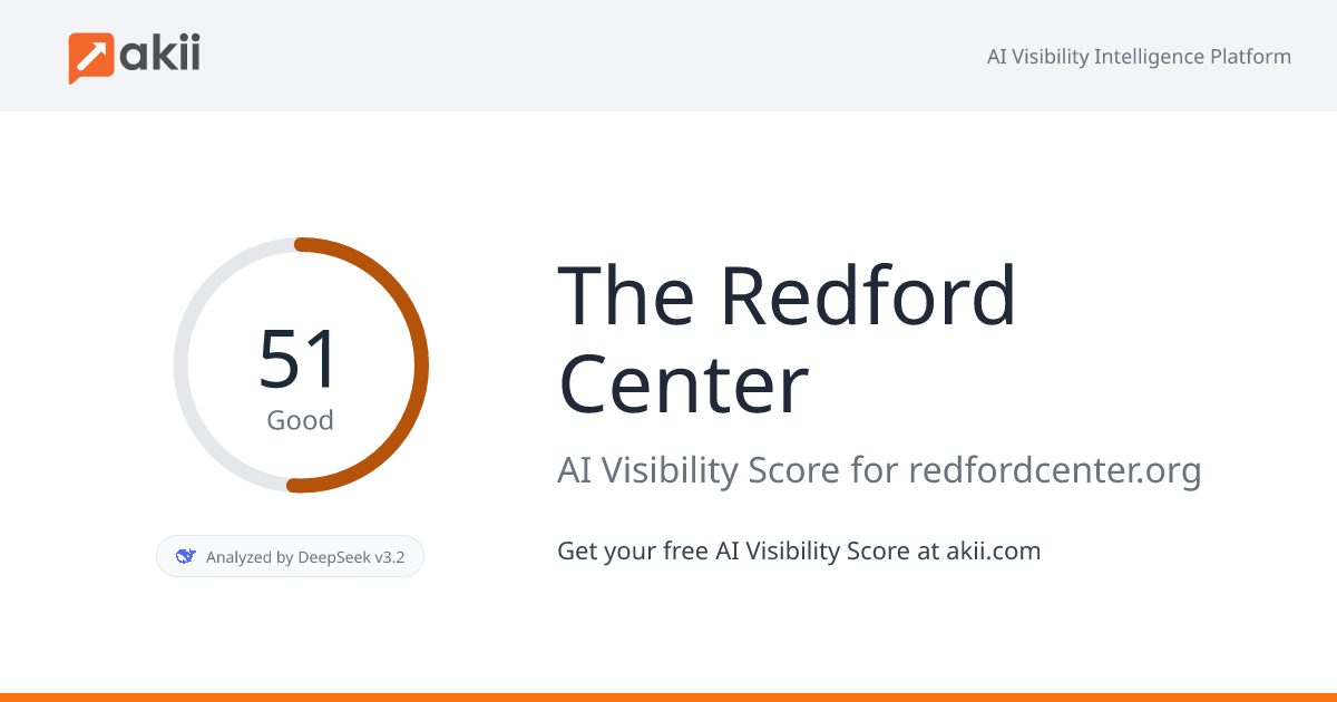 The Redford Center AI Visibility Score