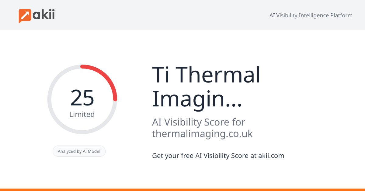 Ti Thermal Imaging LTD AI Visibility Score