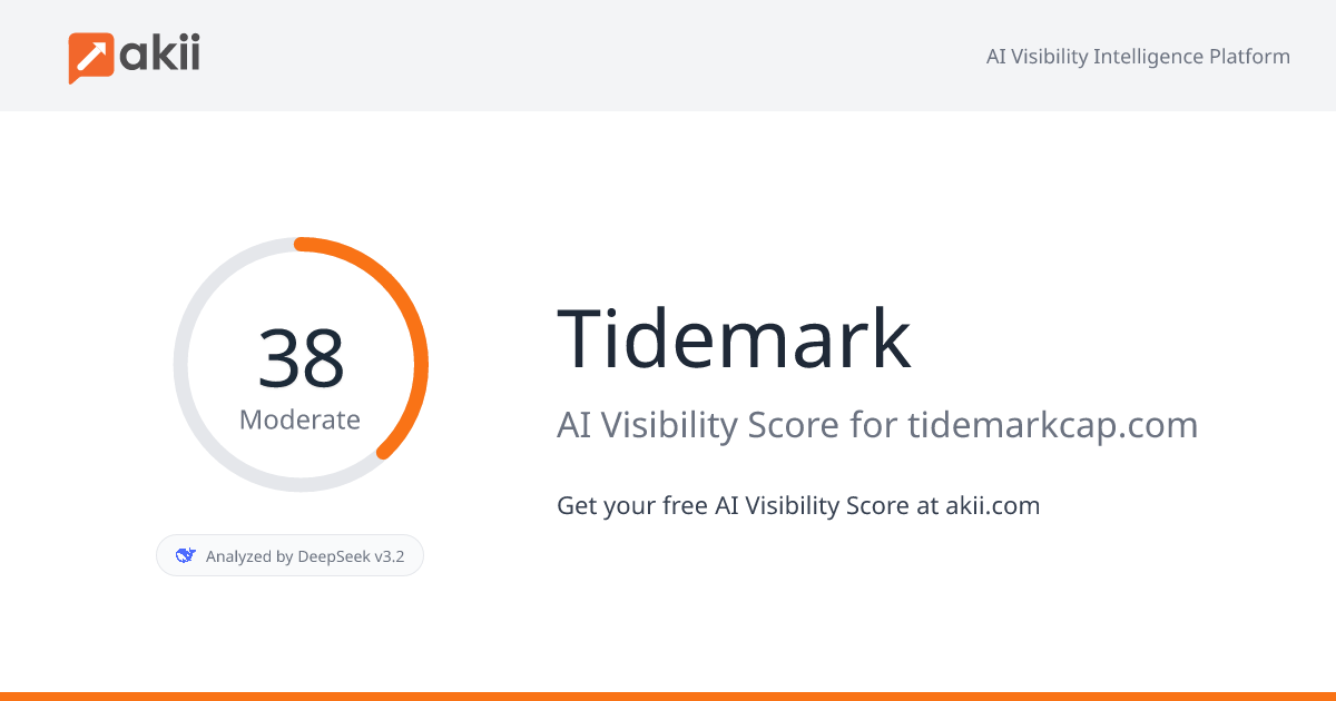 Tidemark AI Visibility Score