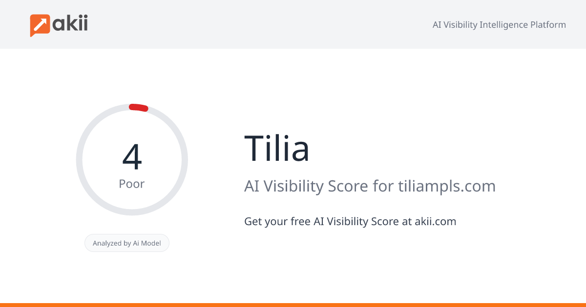 Tilia AI Visibility Score