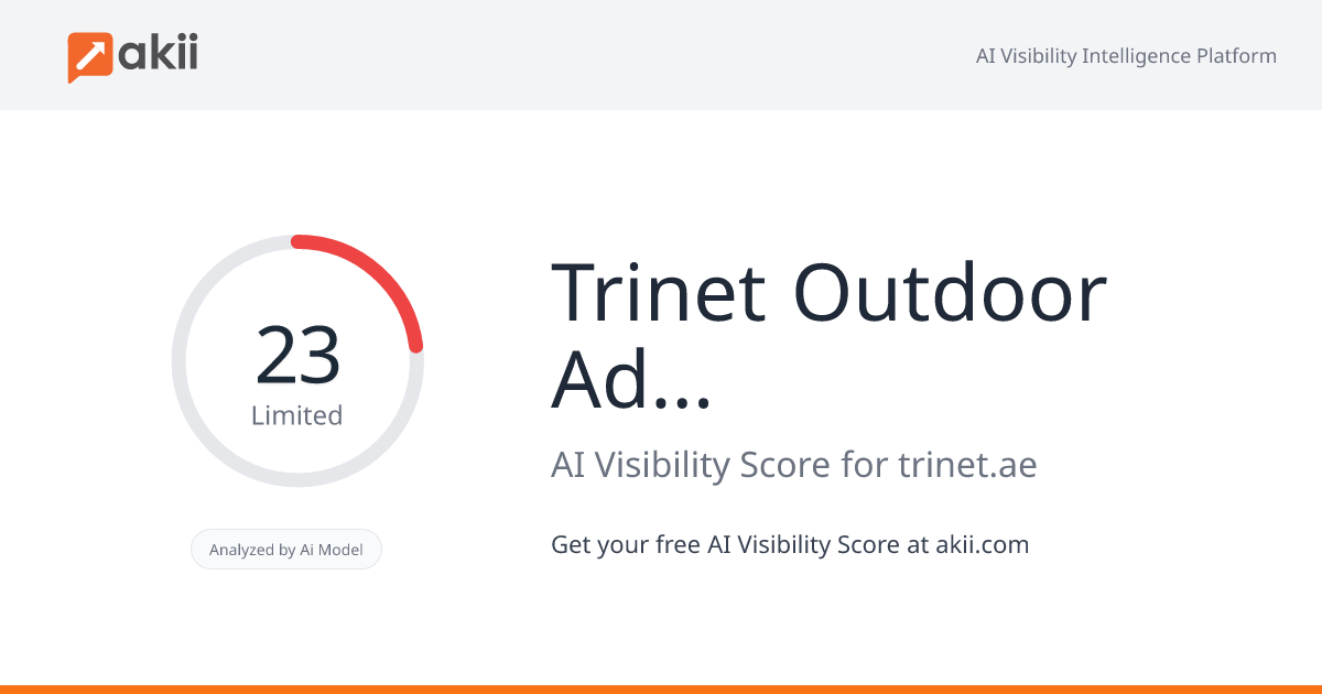 Trinet Outdoor Advertising AI Visibility Score