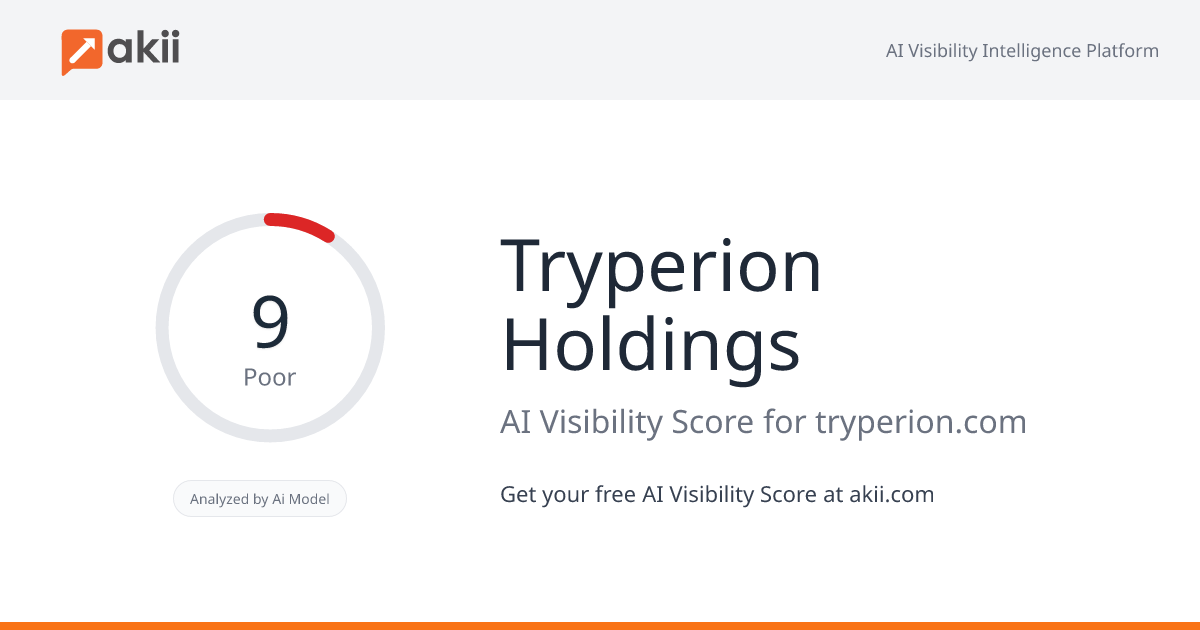 Tryperion Holdings AI Visibility Score