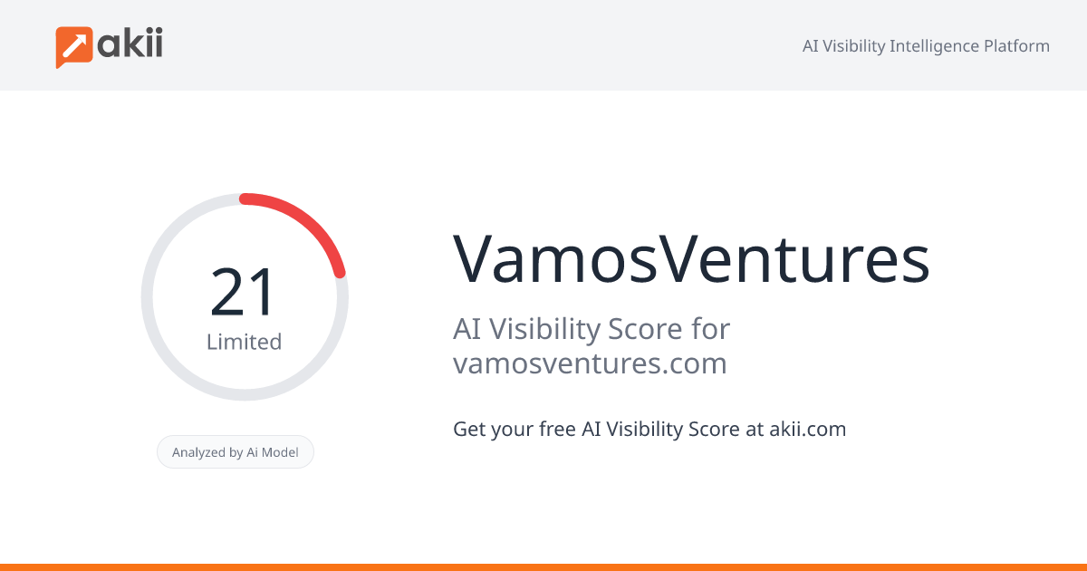 VamosVentures AI Visibility Score